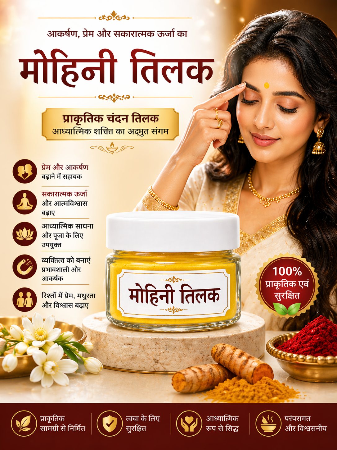 Mohini Tilak | मोहिनी तिलक  attract men, women / manchaha pyar paye (30 gram)