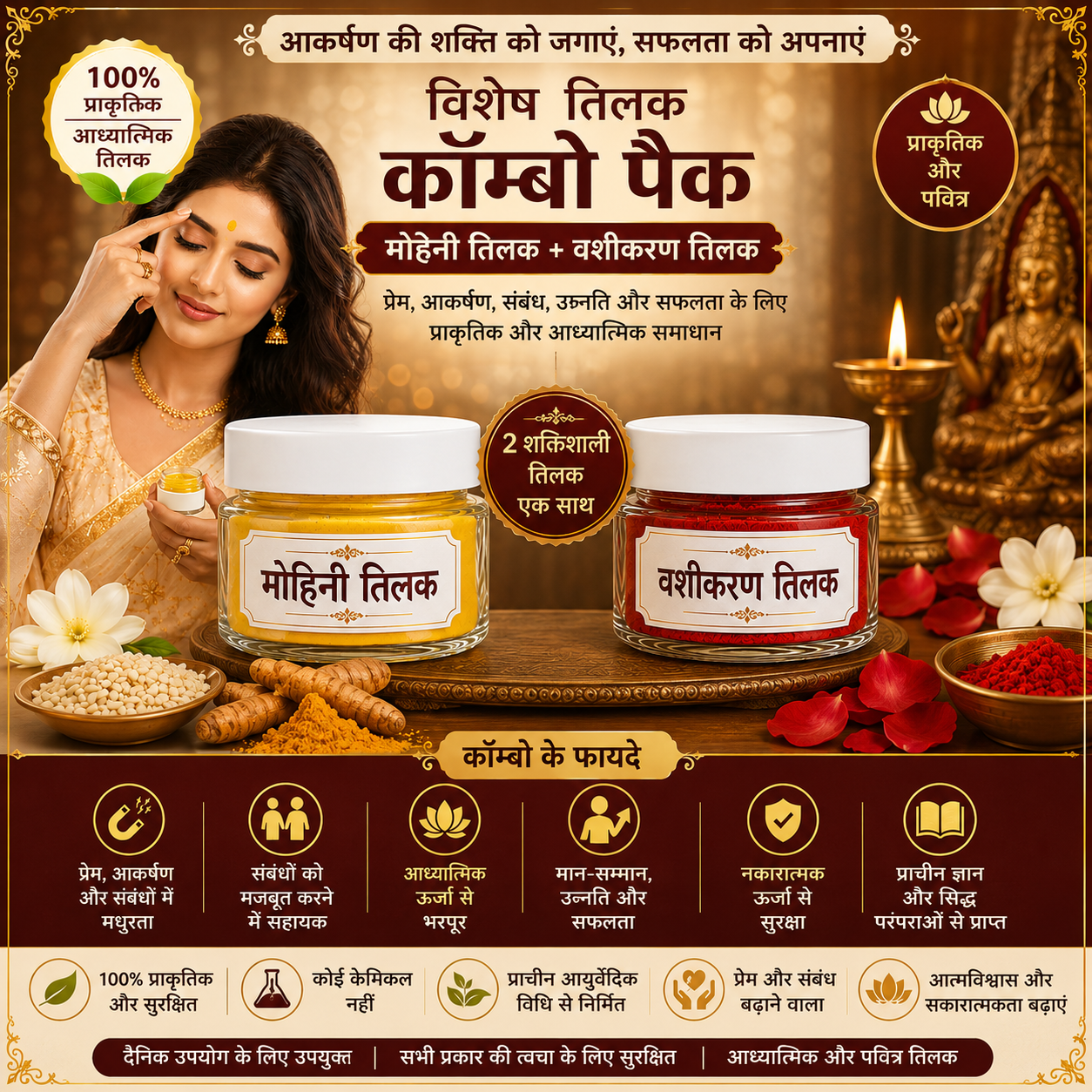 Mohini Tilak | मोहिनी तिलक  attract men, women / manchaha pyar paye (30 gram)